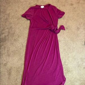 Elegant Purple Women's Dress